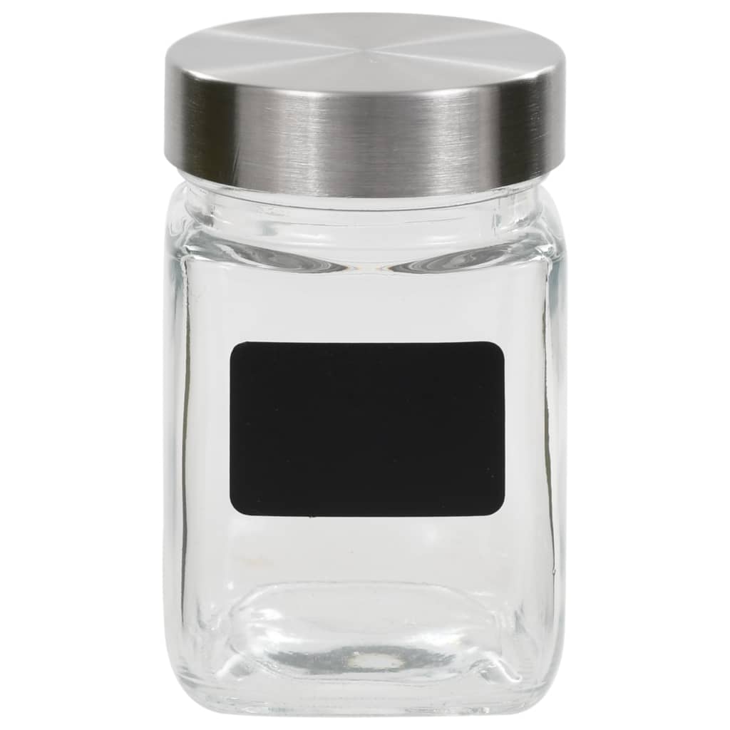 Opbergpotten met stickers 12 st 300 ml is nu te koop bij PeponiXL, paradijselijk wonen!