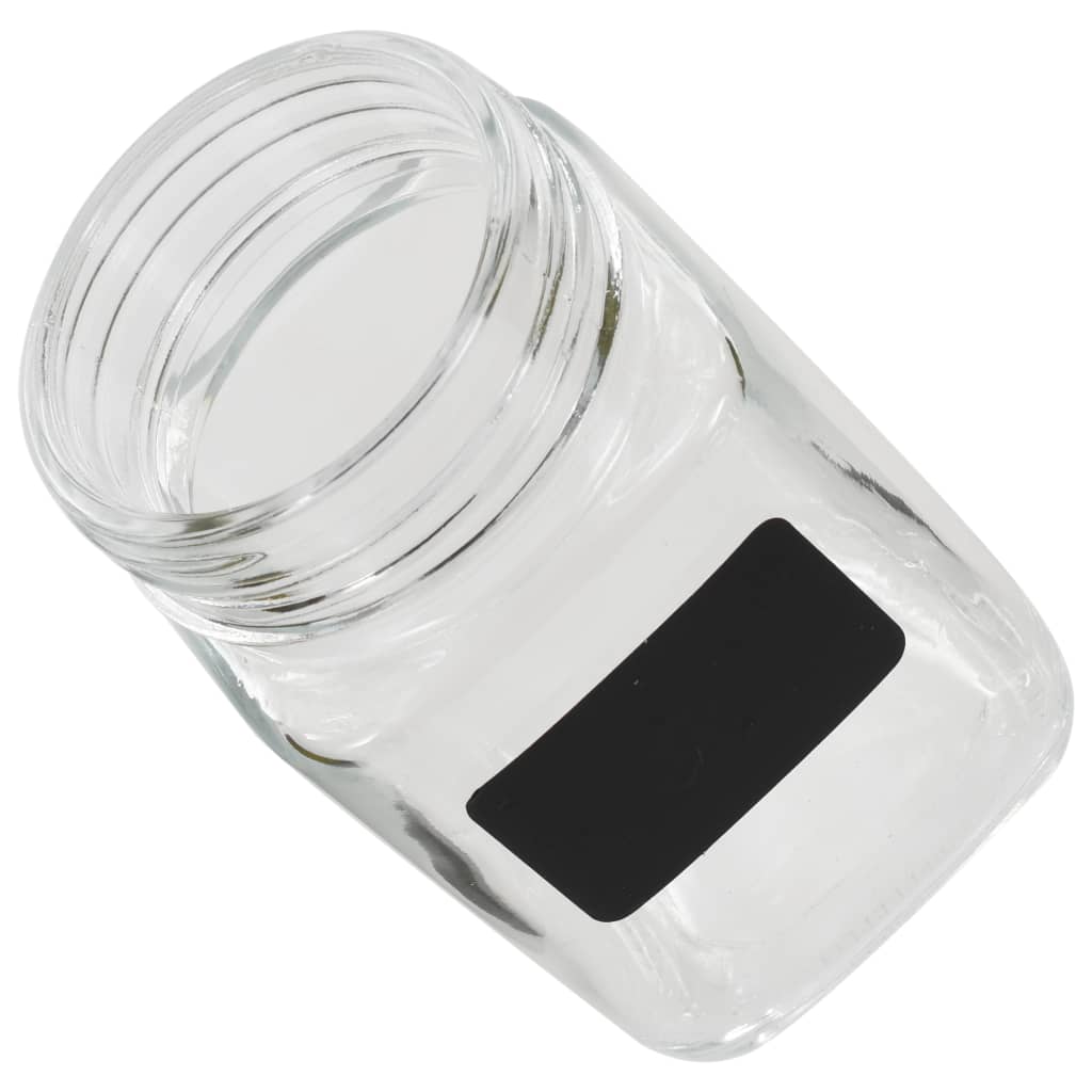 Opbergpotten met stickers 12 st 300 ml is nu te koop bij PeponiXL, paradijselijk wonen!