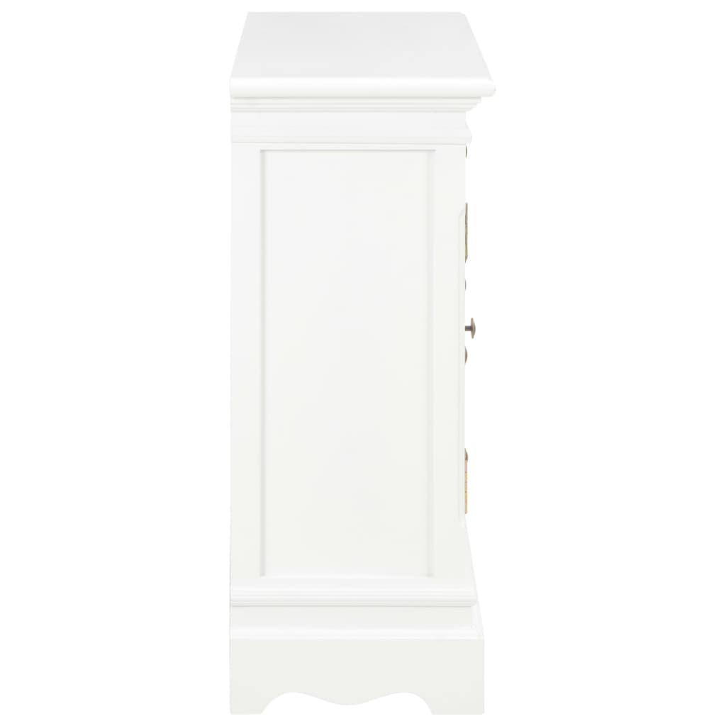 Dressoir 70x28x70 cm massief grenenhout wit is nu te koop bij PeponiXL, paradijselijk wonen!