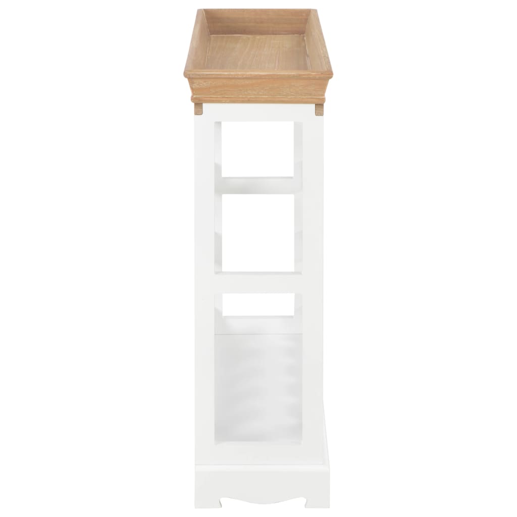 Wijnkast 70x22,5x70,5 cm MDF wit is nu te koop bij PeponiXL, paradijselijk wonen!