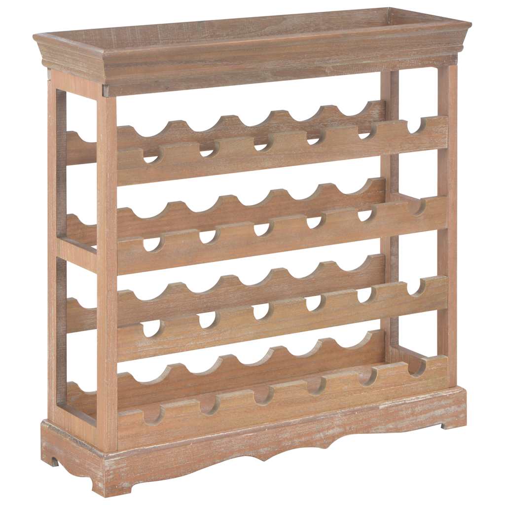 Wijnkast 70x22,5x70,5 cm mdf bruin is nu te koop bij PeponiXL, paradijselijk wonen!