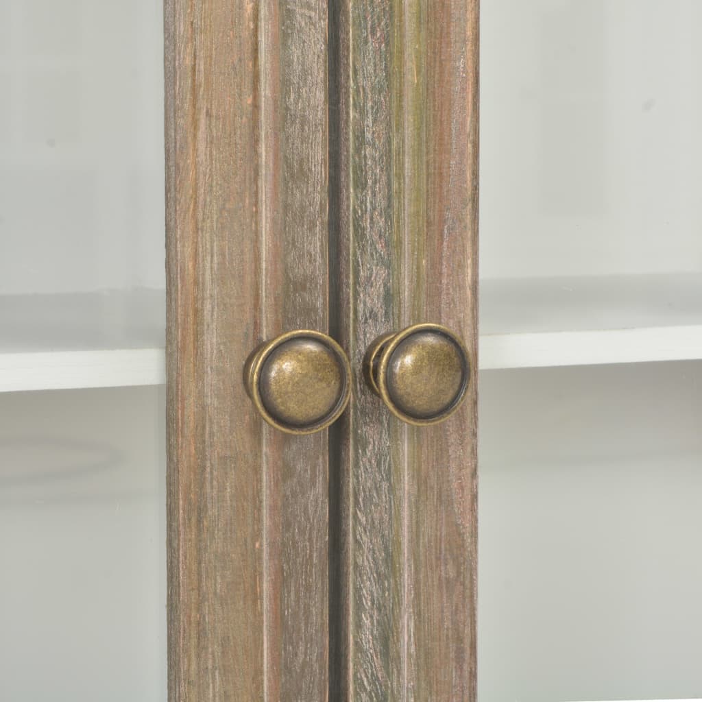 Wandkast 49x22x59 cm bewerkt hout wit is nu te koop bij PeponiXL, paradijselijk wonen!