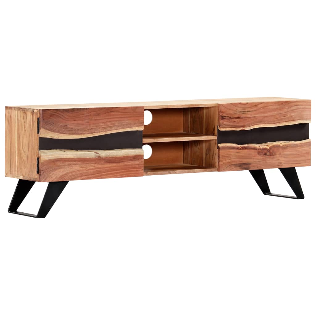 Tv-meubel 140x30x45 cm massief acaciahout