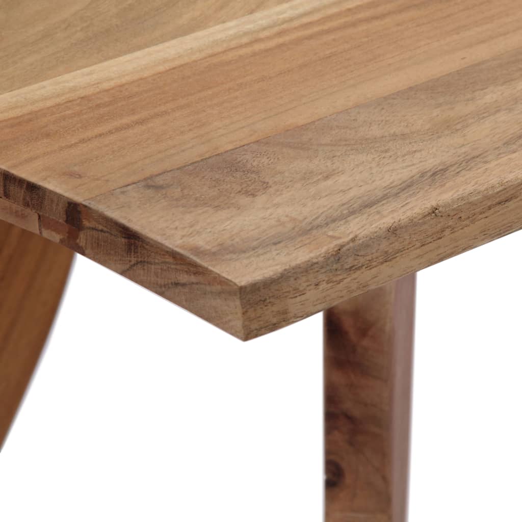 Eettafel 120x58x76 cm massief acaciahout is nu te koop bij PeponiXL, paradijselijk wonen!