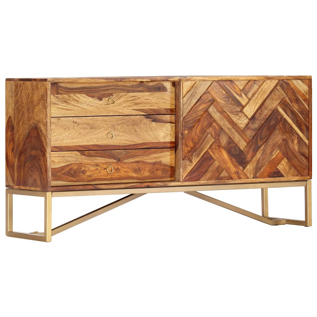 Dressoir 118x30x60 cm massief acaciahout is nu te koop bij PeponiXL, paradijselijk wonen!