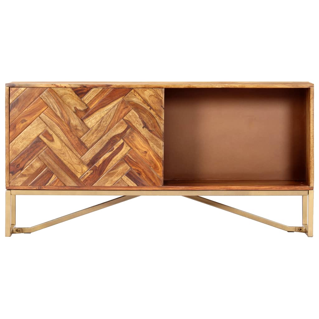 Dressoir 118x30x60 cm massief acaciahout is nu te koop bij PeponiXL, paradijselijk wonen!