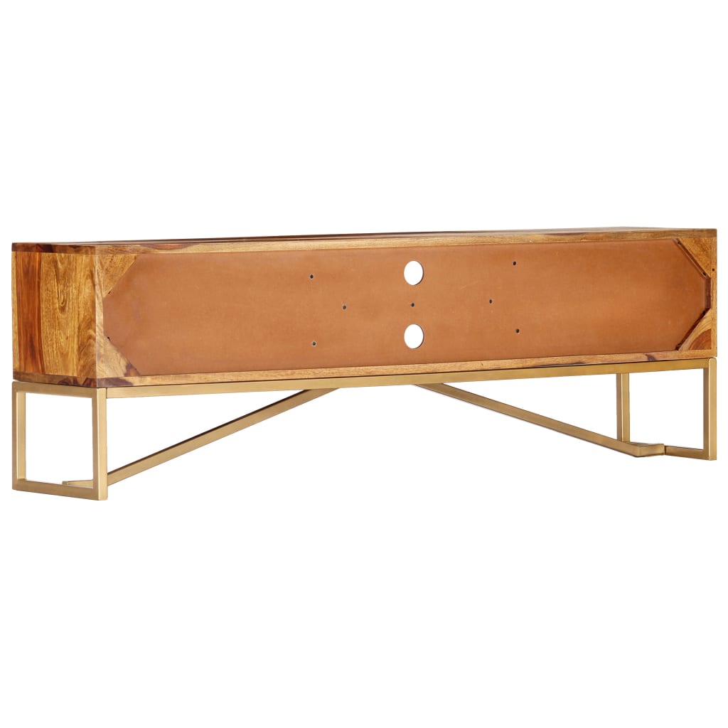 Tv-meubel 140x30x45 cm massief acaciahout is nu te koop bij PeponiXL, paradijselijk wonen!