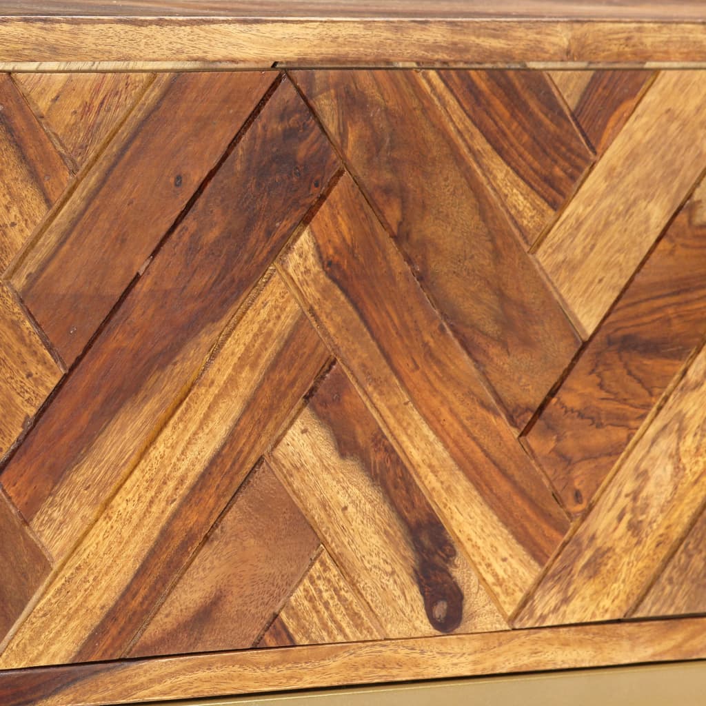 Tv-meubel 140x30x45 cm massief acaciahout is nu te koop bij PeponiXL, paradijselijk wonen!
