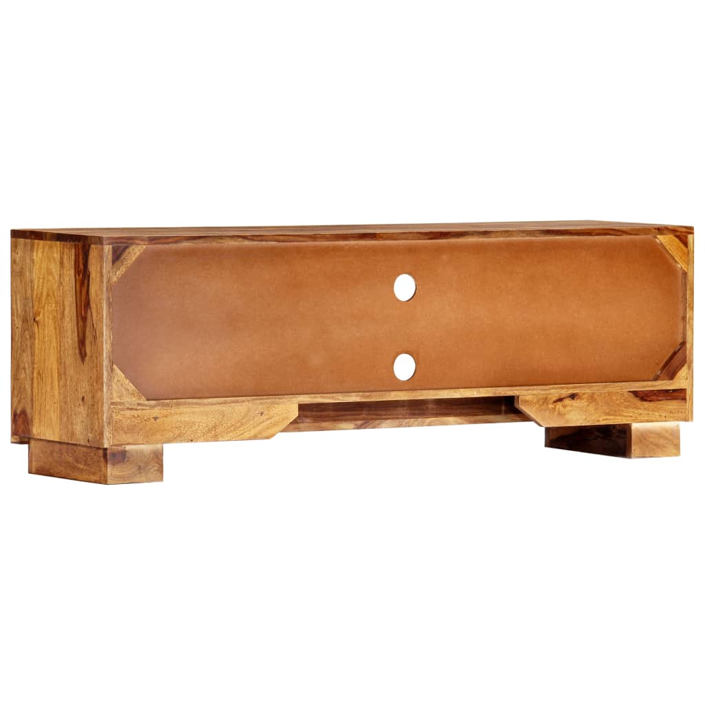 TV-meubel 118x30x40 cm massief acaciahout is nu te koop bij PeponiXL, paradijselijk wonen!