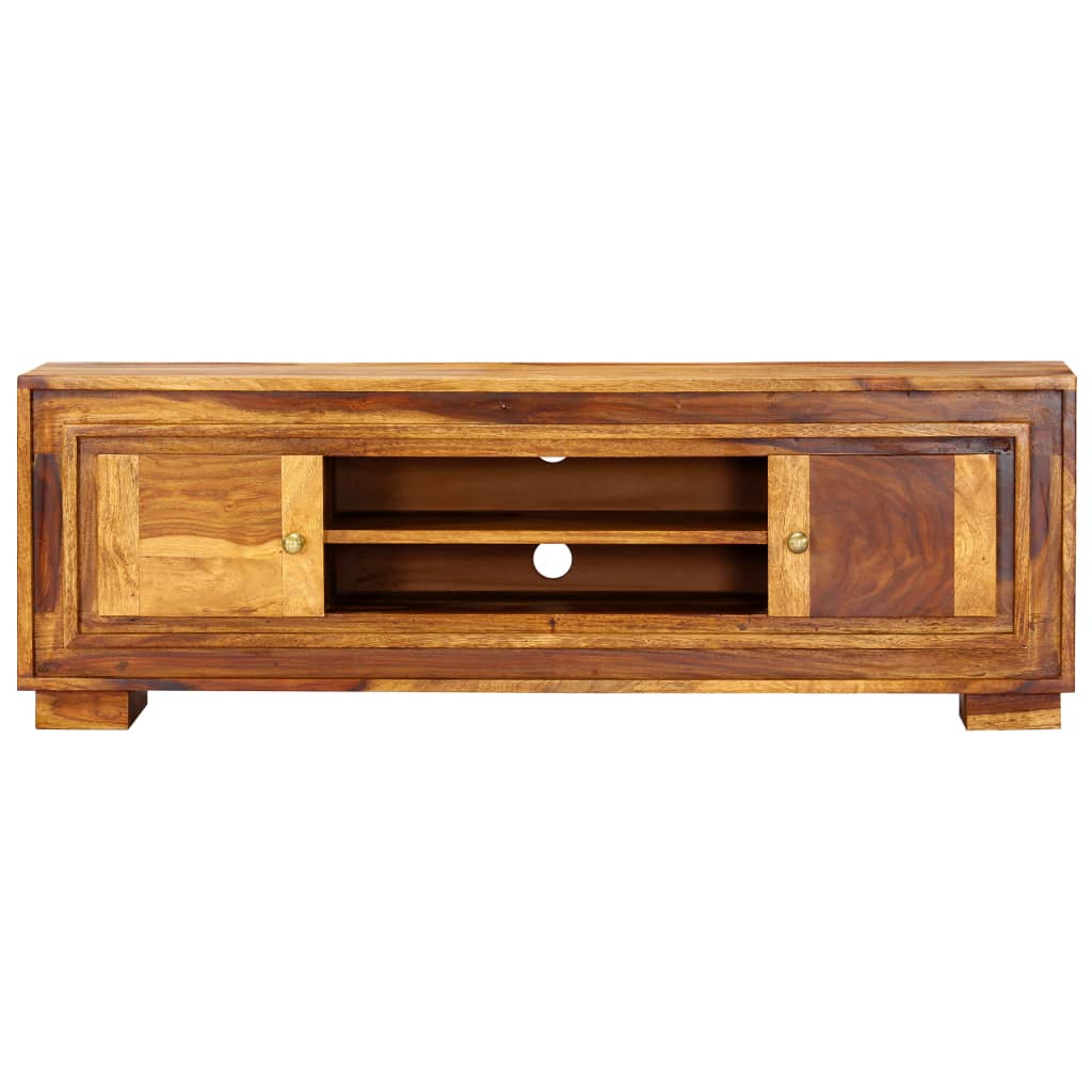 TV-meubel 118x30x40 cm massief acaciahout is nu te koop bij PeponiXL, paradijselijk wonen!
