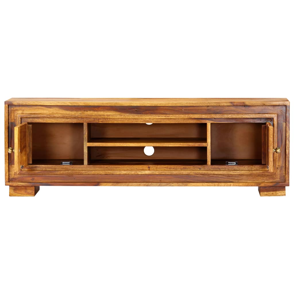 TV-meubel 118x30x40 cm massief acaciahout is nu te koop bij PeponiXL, paradijselijk wonen!