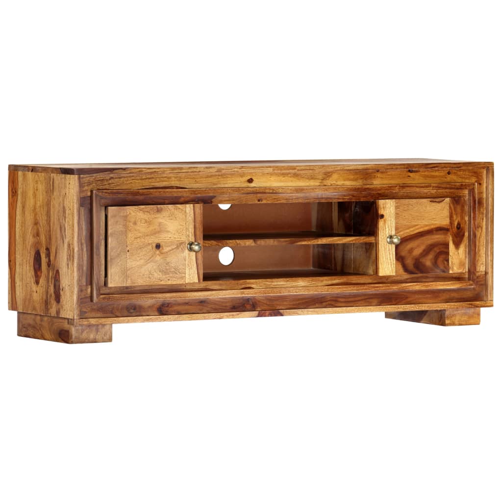 TV-meubel 118x30x40 cm massief acaciahout is nu te koop bij PeponiXL, paradijselijk wonen!