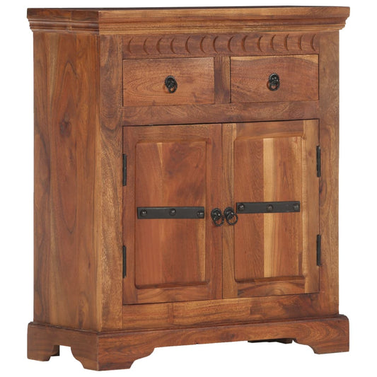 Dressoir 63x30x75 cm massief acaciahout is nu te koop bij PeponiXL, paradijselijk wonen!