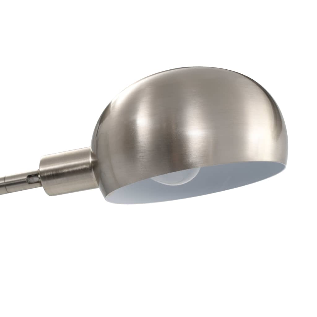 Lamp staand 5xE14 200 cm zilverkleurig is nu te koop bij PeponiXL, paradijselijk wonen!
