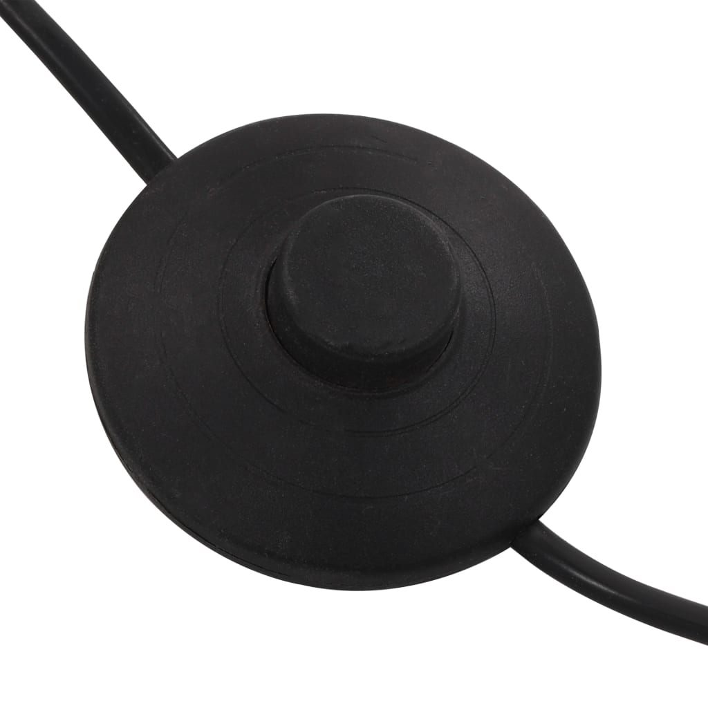 Lamp staand 5xE14 200 cm zilverkleurig is nu te koop bij PeponiXL, paradijselijk wonen!