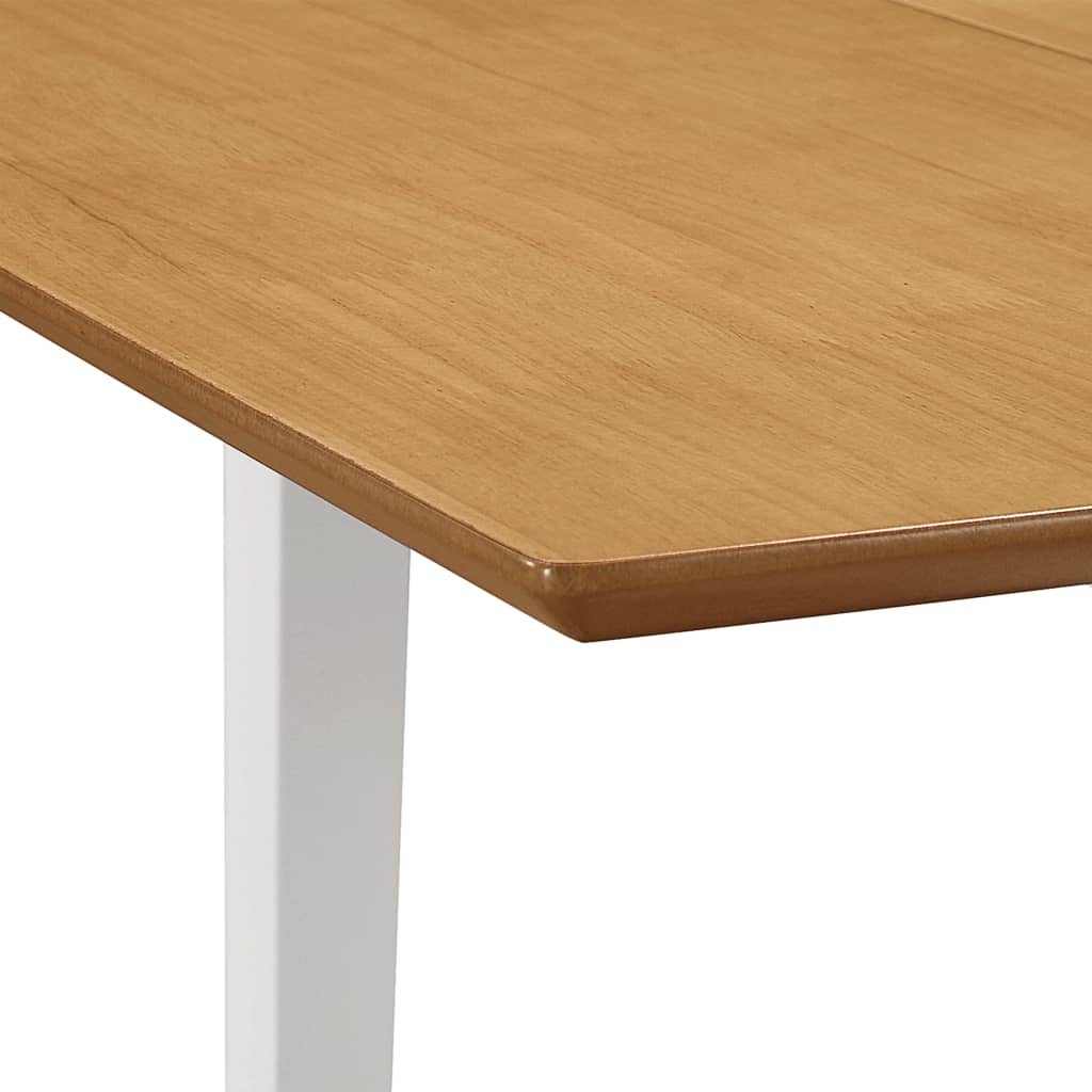 Eettafel verlengbaar (80-120)x80x74 cm MDF wit is nu te koop bij PeponiXL, paradijselijk wonen!