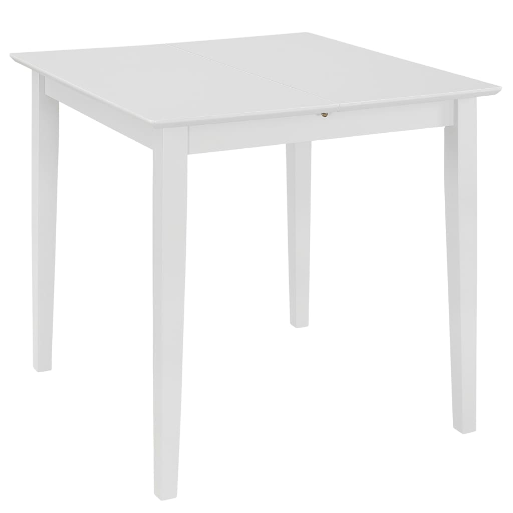 Eettafel verlengbaar (80-120)x80x74 cm MDF wit is nu te koop bij PeponiXL, paradijselijk wonen!