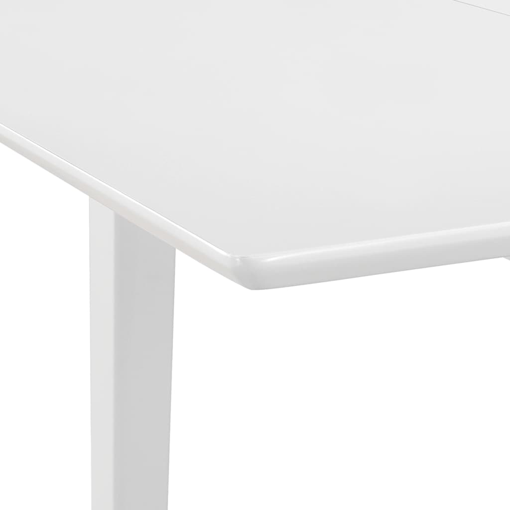 Eettafel verlengbaar (80-120)x80x74 cm MDF wit is nu te koop bij PeponiXL, paradijselijk wonen!