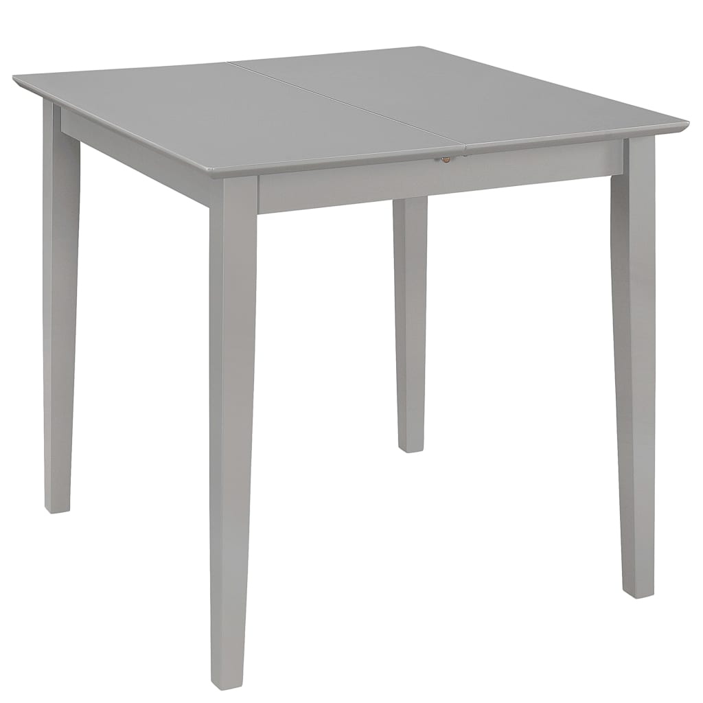Eettafel verlengbaar (80-120)x80x74 cm MDF grijs is nu te koop bij PeponiXL, paradijselijk wonen!