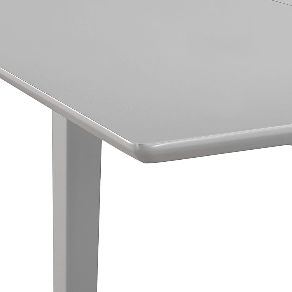 Eettafel verlengbaar (80-120)x80x74 cm MDF grijs is nu te koop bij PeponiXL, paradijselijk wonen!