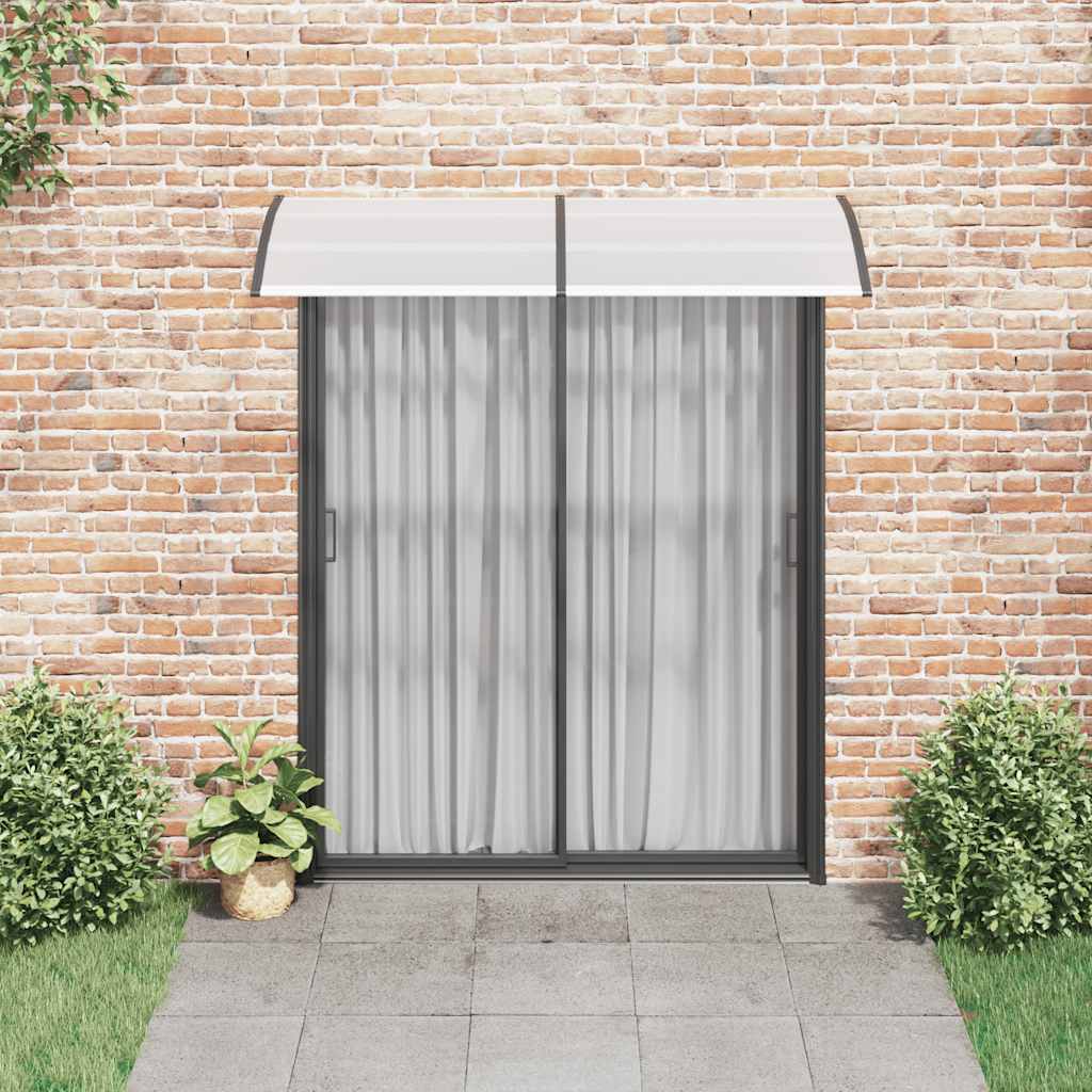 Deurluifel 200x75 cm PC zwart en transparant is nu te koop bij PeponiXL, paradijselijk wonen!