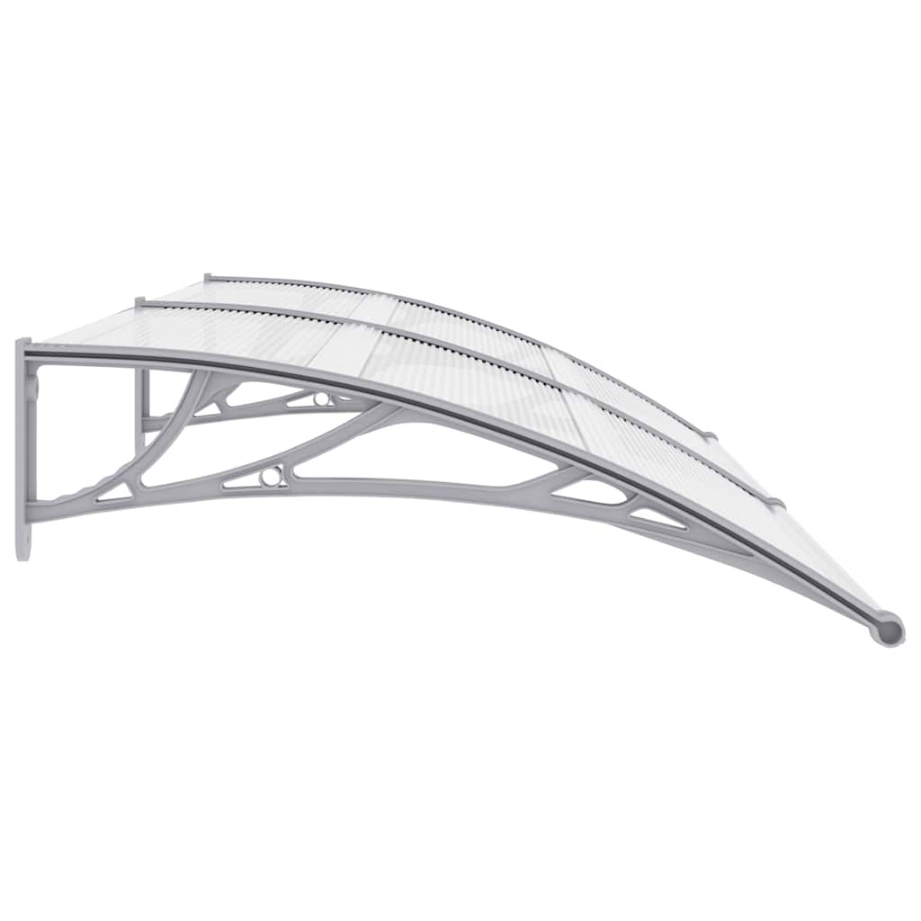 Deurluifel 200x75 cm PC grijs en transparant is nu te koop bij PeponiXL, paradijselijk wonen!
