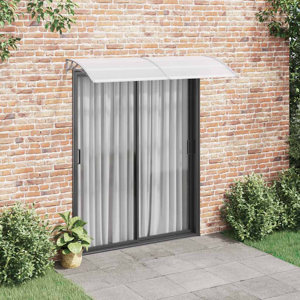 Deurluifel 200x75 cm PC grijs en transparant is nu te koop bij PeponiXL, paradijselijk wonen!