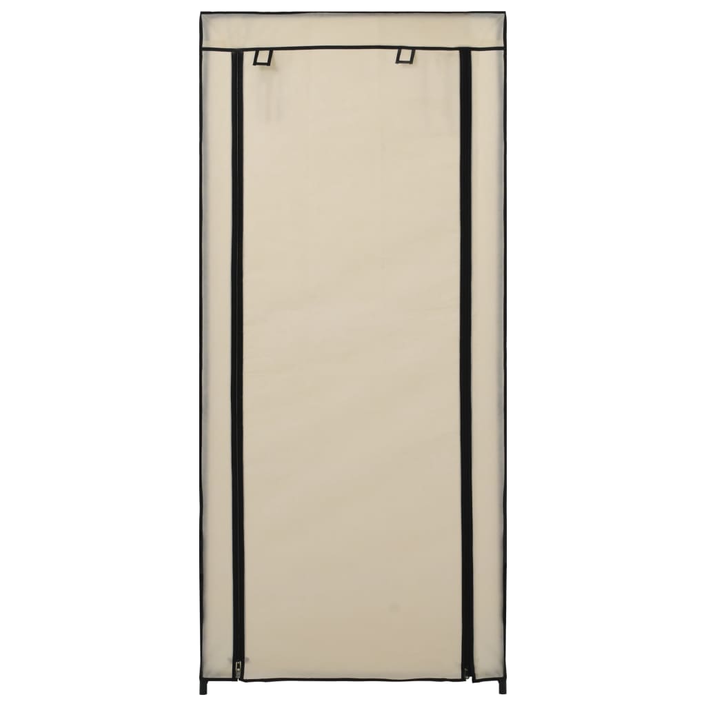 Schoenenkast met hoes 58x28x106 cm stof crème is nu te koop bij PeponiXL, paradijselijk wonen!