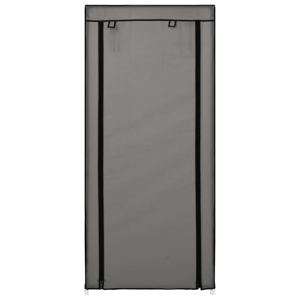 Schoenenkast met hoes 58x28x106 cm stof grijs is nu te koop bij PeponiXL, paradijselijk wonen!