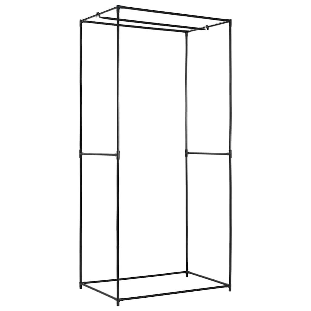 Kledingkast 75x50x160 cm grijs is nu te koop bij PeponiXL, paradijselijk wonen!