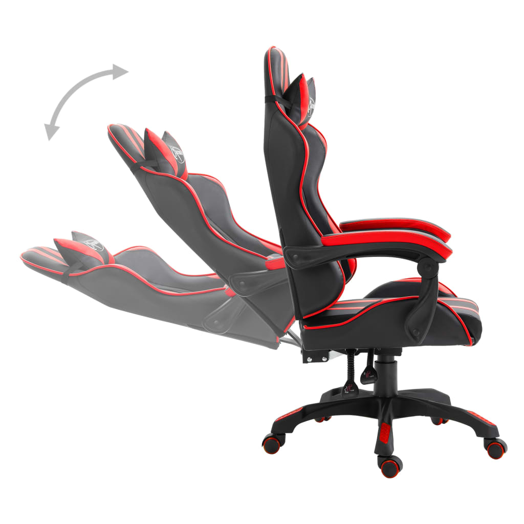 Gamestoel kunstleer rood is nu te koop bij PeponiXL, paradijselijk wonen!
