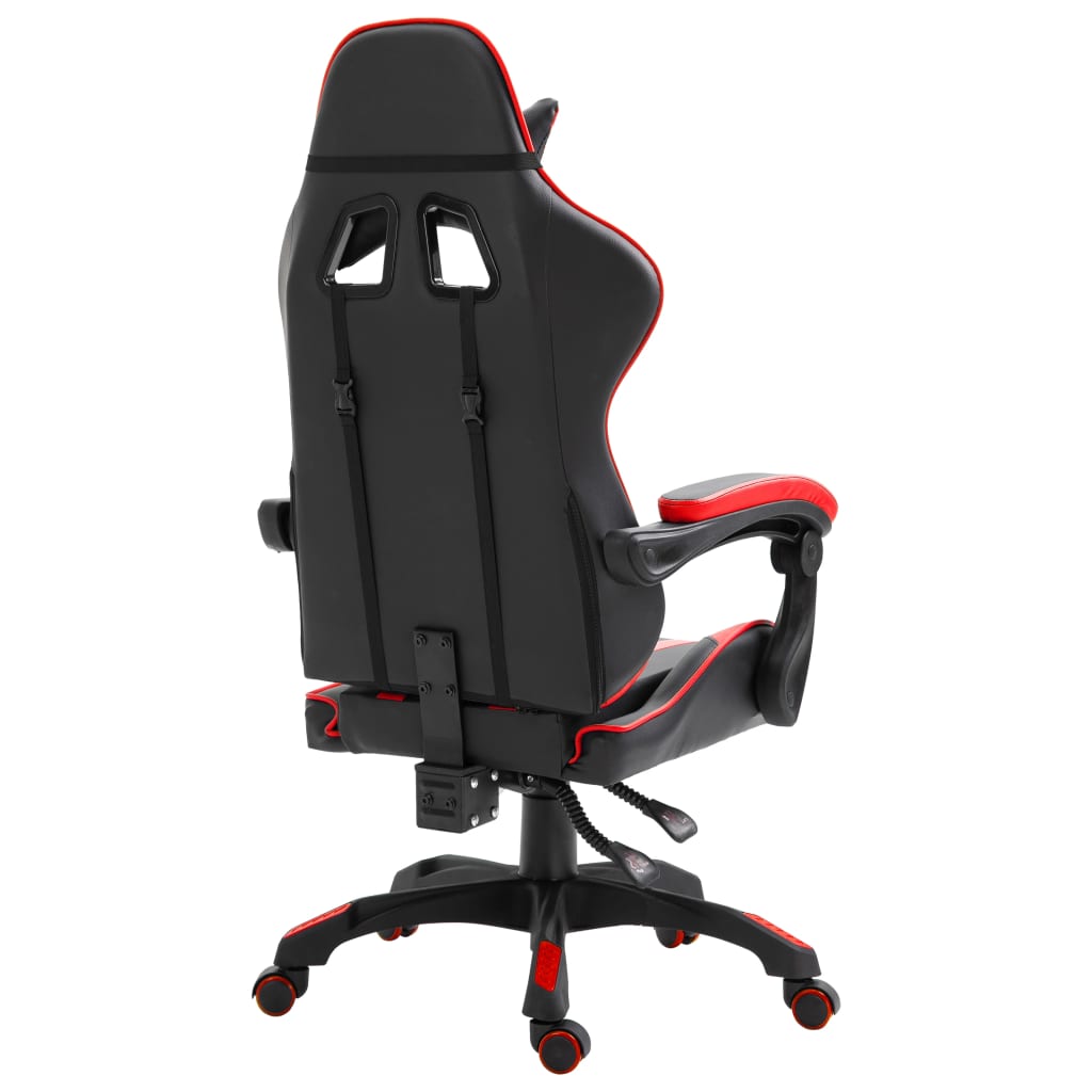 Gamestoel kunstleer rood is nu te koop bij PeponiXL, paradijselijk wonen!