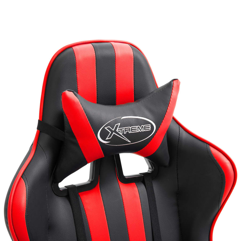 Gamestoel kunstleer rood is nu te koop bij PeponiXL, paradijselijk wonen!