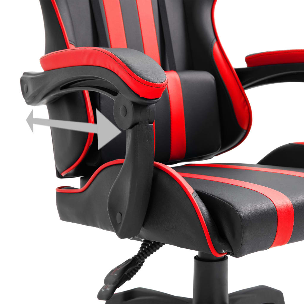 Gamestoel kunstleer rood is nu te koop bij PeponiXL, paradijselijk wonen!