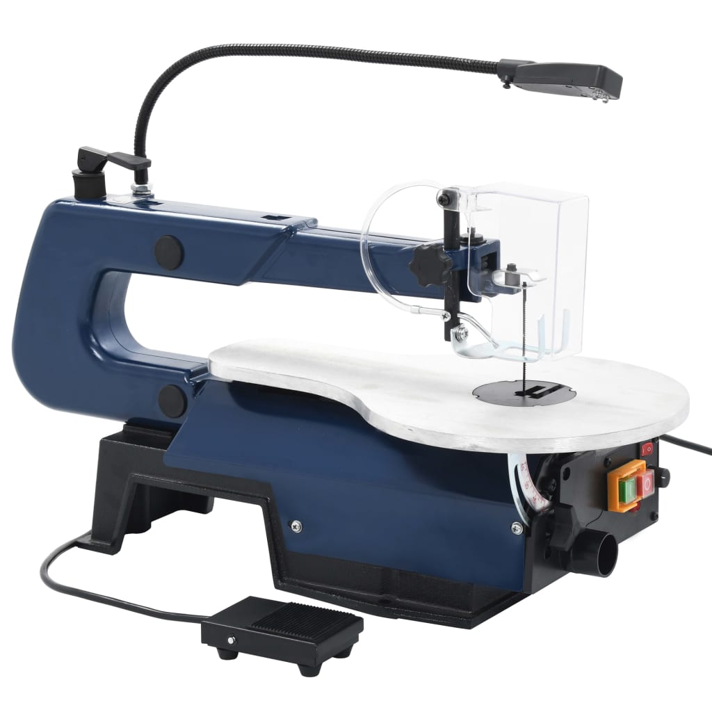 Figuurzaagmachine elektrisch met voetpedaal en LED-lampje 125 W is nu te koop bij PeponiXL, paradijselijk wonen!