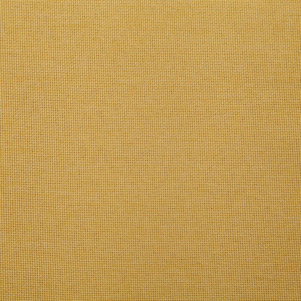 Bankje met opbergvak 116 cm polyester geel is nu te koop bij PeponiXL, paradijselijk wonen!