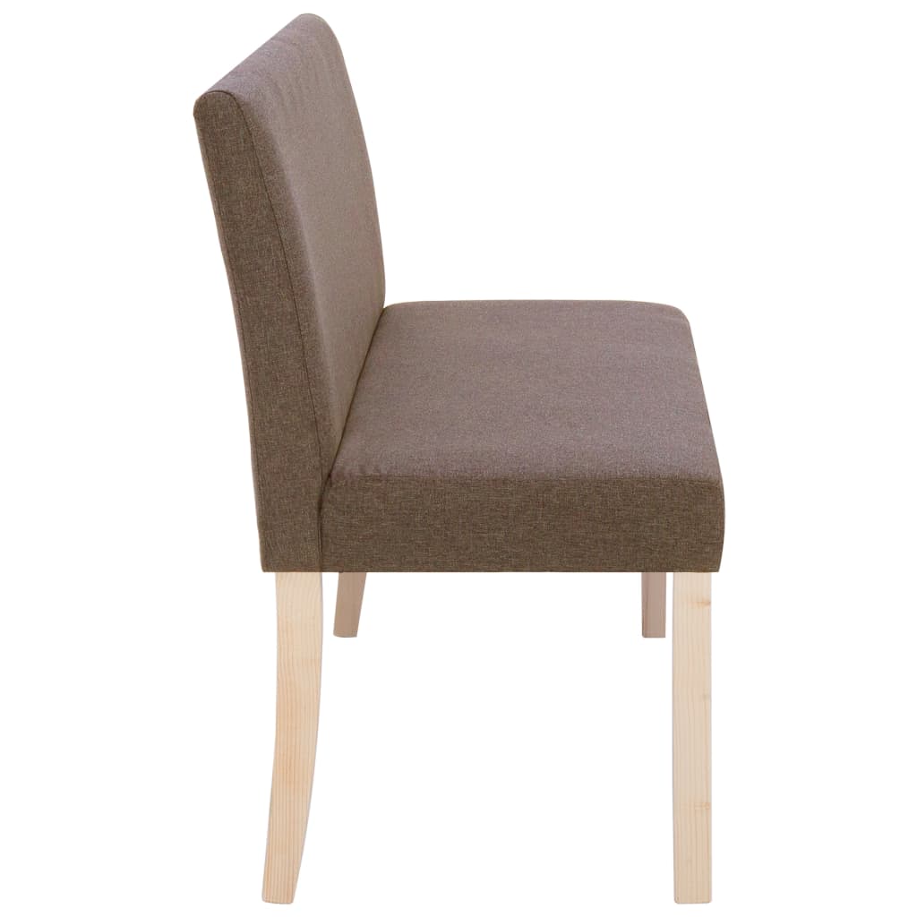 Bankje 139,5 cm polyester bruin is nu te koop bij PeponiXL, paradijselijk wonen!