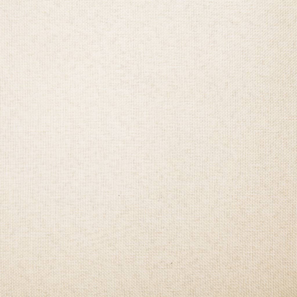Bankje 139,5 cm polyester crème is nu te koop bij PeponiXL, paradijselijk wonen!