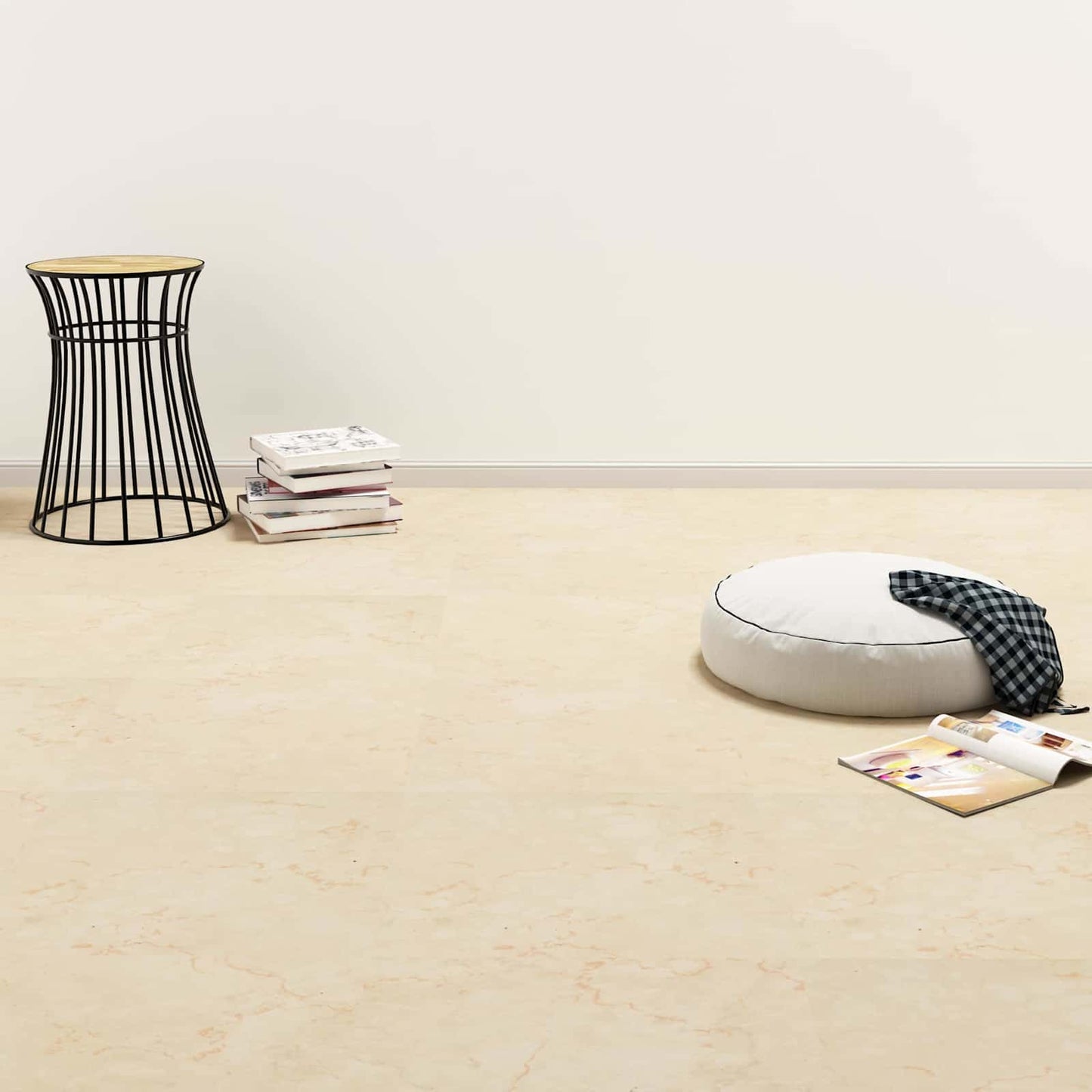 Vloerplanken 5,11 m² 55 pcs PVC Donkerbeige is nu te koop bij PeponiXL, paradijselijk wonen!