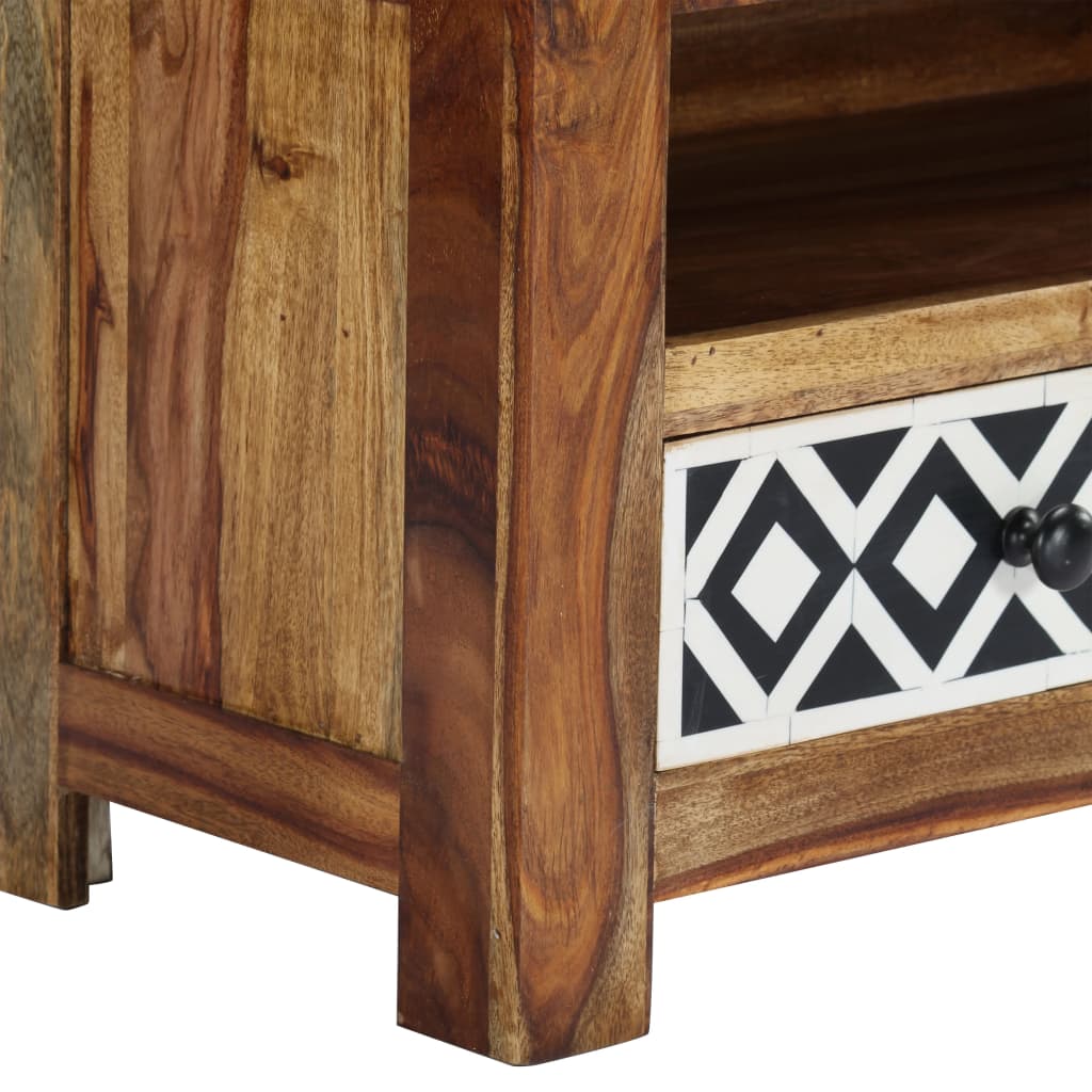 Tv-meubel 120x30x40 cm massief acaciahout is nu te koop bij PeponiXL, paradijselijk wonen!