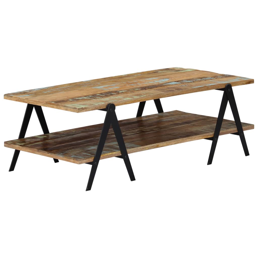 Salontafel 115x60x40 cm massief gerecycled hout is nu te koop bij PeponiXL, paradijselijk wonen!