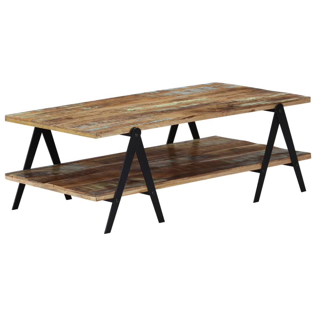 Salontafel 115x60x40 cm massief gerecycled hout is nu te koop bij PeponiXL, paradijselijk wonen!