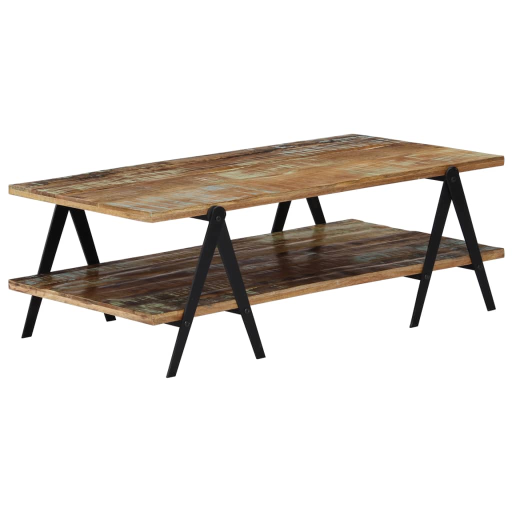 Salontafel 115x60x40 cm massief gerecycled hout is nu te koop bij PeponiXL, paradijselijk wonen!