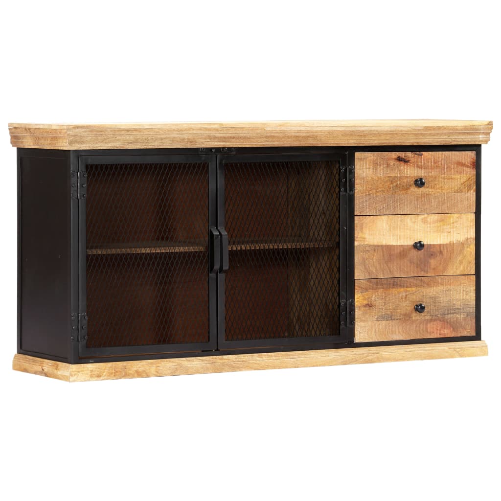 Dressoir 150x40x75 cm massief mangohout is nu te koop bij PeponiXL, paradijselijk wonen!