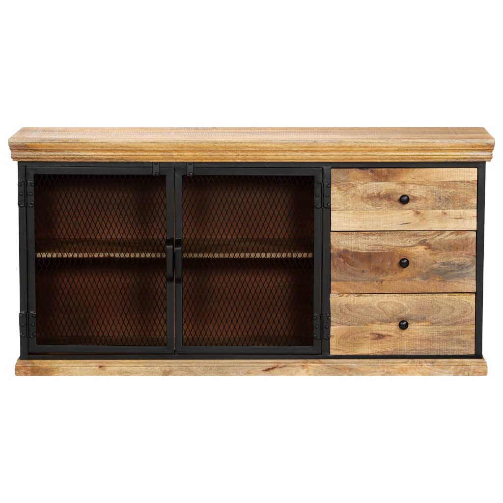 Dressoir 150x40x75 cm massief mangohout is nu te koop bij PeponiXL, paradijselijk wonen!
