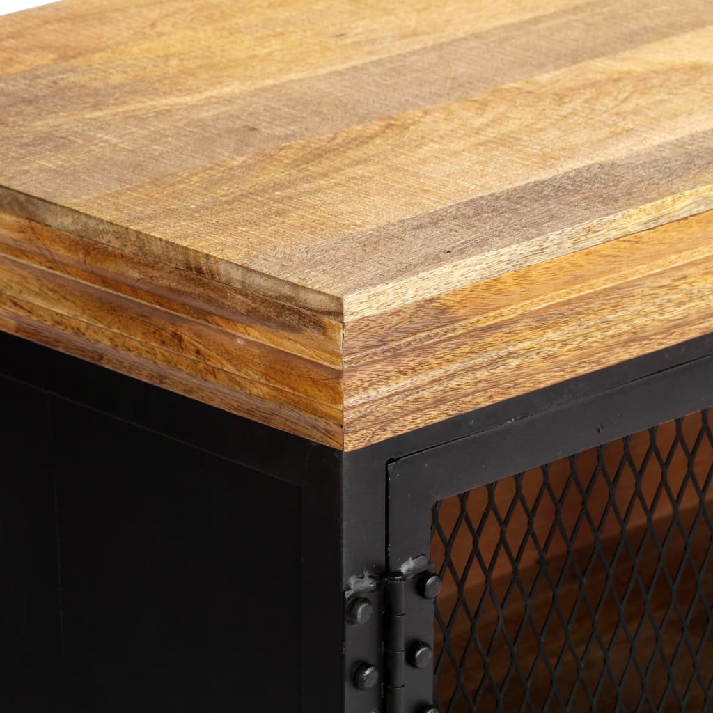 Dressoir 150x40x75 cm massief mangohout is nu te koop bij PeponiXL, paradijselijk wonen!