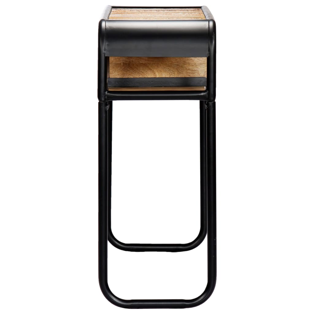 Wandtafel 118x30x75 cm massief gerecycled hout is nu te koop bij PeponiXL, paradijselijk wonen!