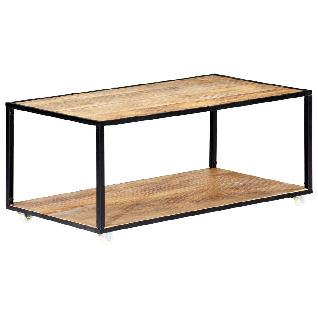 Salontafel 90x50x40 cm massief gerecycled hout is nu te koop bij PeponiXL, paradijselijk wonen!