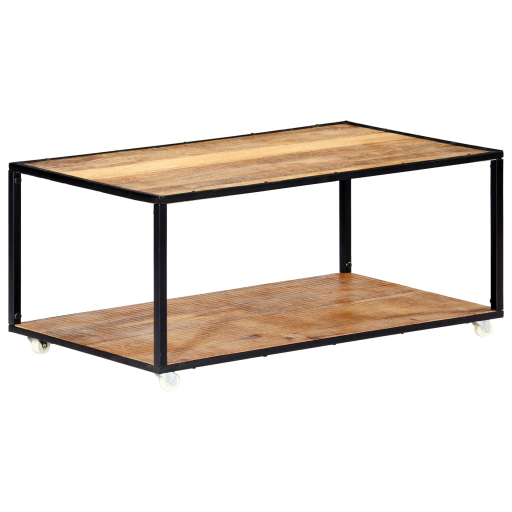 Salontafel 90x50x40 cm massief gerecycled hout is nu te koop bij PeponiXL, paradijselijk wonen!