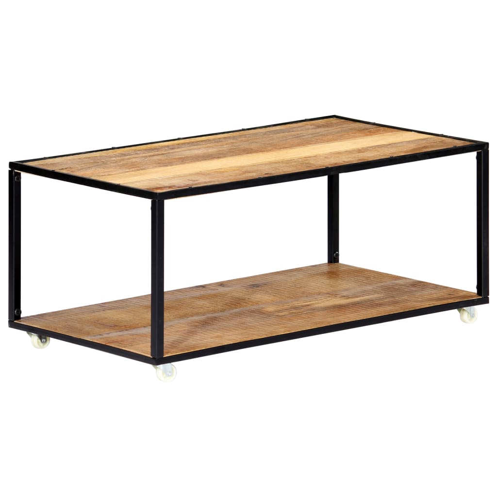 Salontafel 90x50x40 cm massief gerecycled hout is nu te koop bij PeponiXL, paradijselijk wonen!